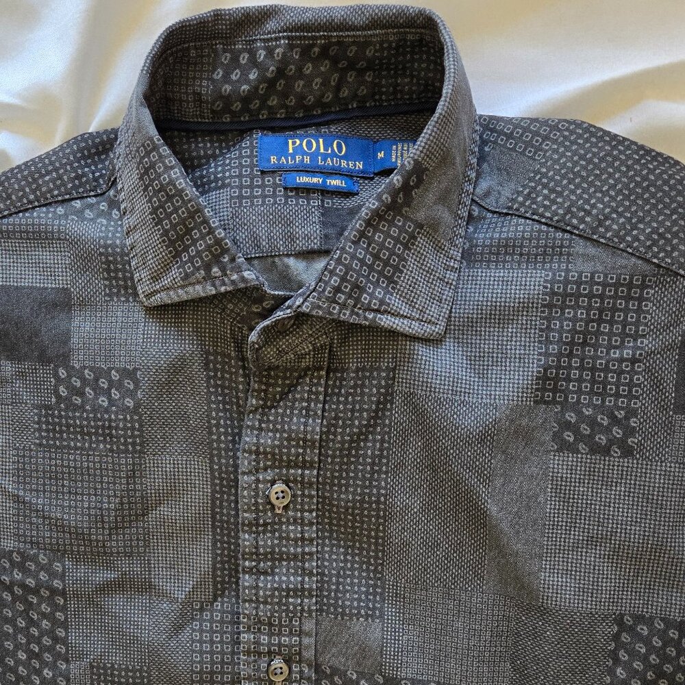 Polo Ralph Lauren Luxury Twill Patchwork Shirt